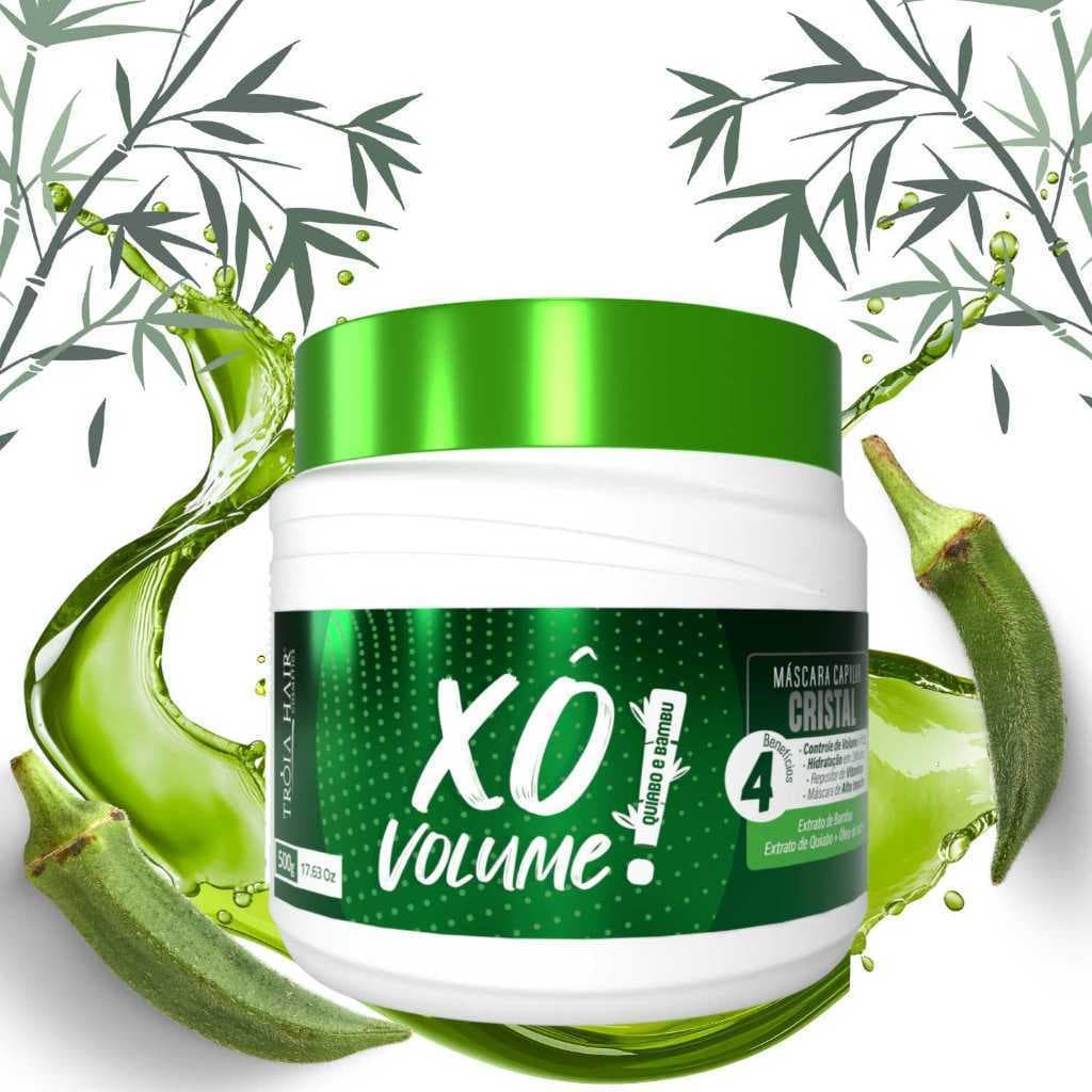 Xô Volume Quiabo e Bambu 500g - Tróia Hair Redutor de Volume