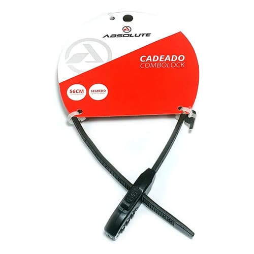 Cadeado Abraçadeira Combolock Absolute 56cm Segredo Preto