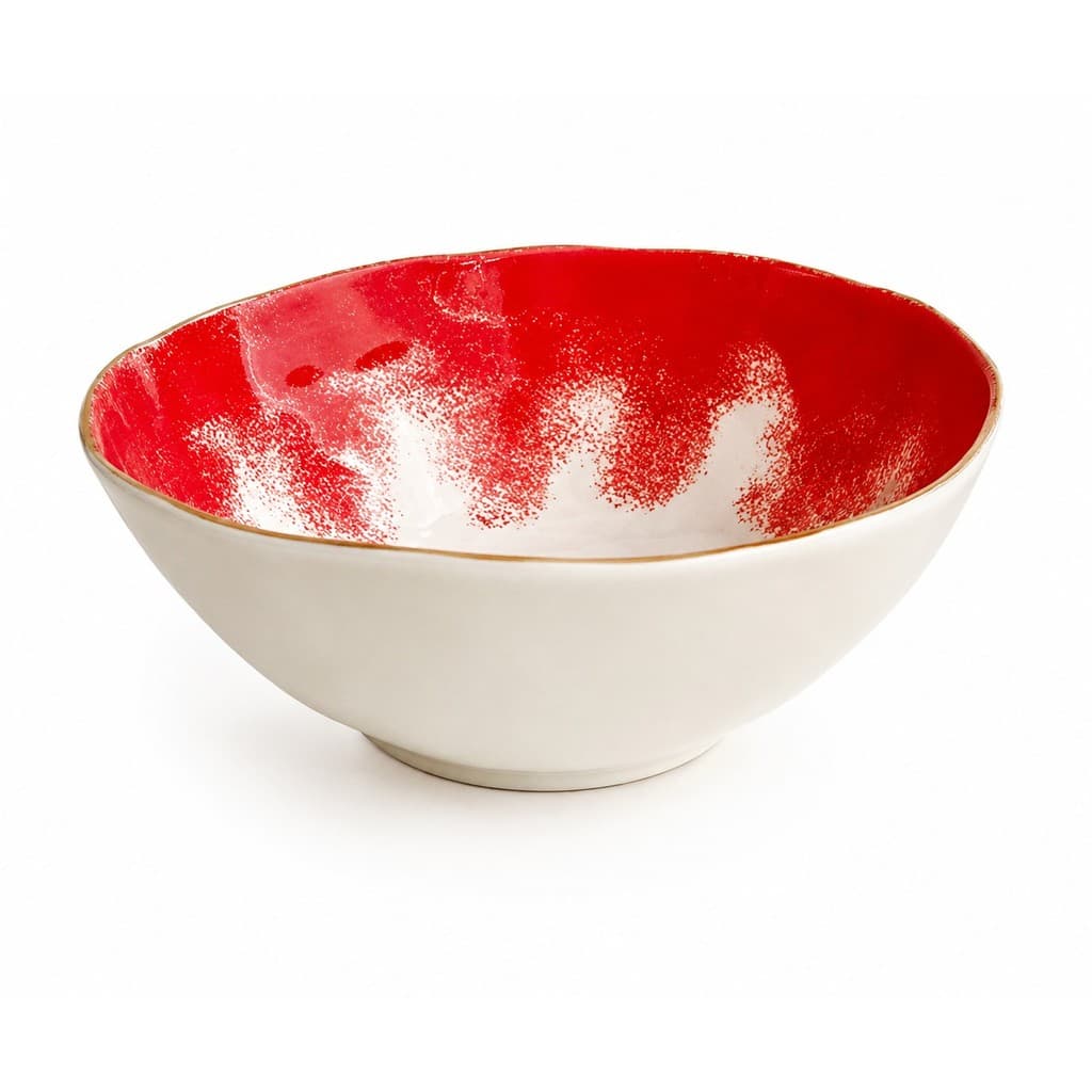 Bowl Cerâmica Vermelho 20 cm