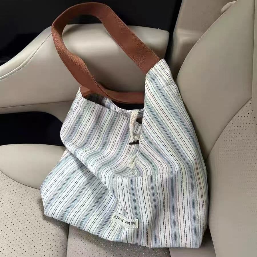 Bolsa de ombro de grande capacidade para uso diário, bolsa de lona para mulheres, nova bolsa casual de verão 2024, bests
