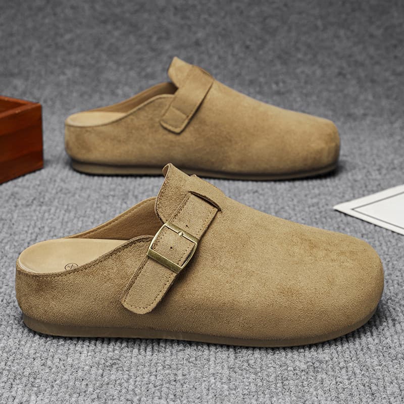 Sapatos Casuais Masculinos 2026 para Uso Externo, Novo Modelo Confortável com Sola Mule, Chinelos Macios Versáteis para
