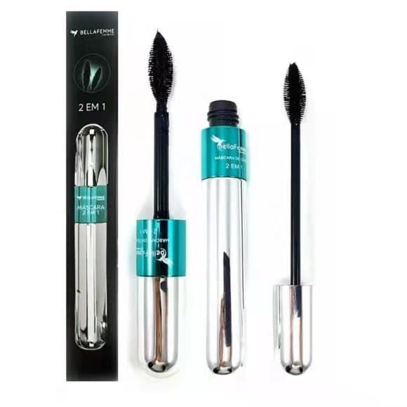 Máscara De Cílios 2 em 1 Rímel 4D 15ml Bella Femme-BF10046