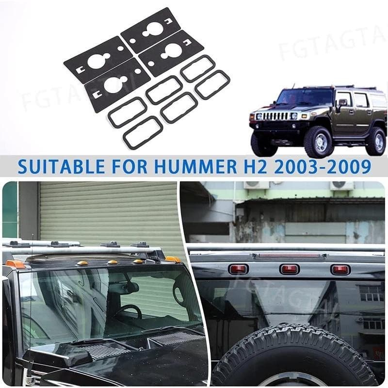 Junta De Luzes De Teto Para Hummer H2 2003-2009 Marcador De Cabine Luz Liberação Vedação Da Lâmpada De Corrida Conjunto