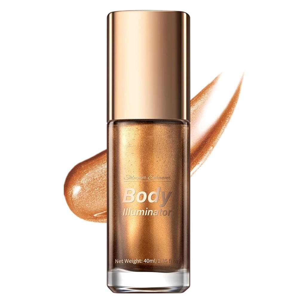 Iluminador Líquido para o Corpo, Maquiagem Iluminadora Líquida, Brilho para Contorno, Gloss Líquido para Rosto e Corpo,