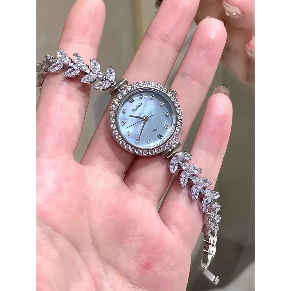 Relógio Feminino Quartz Relógio Feminino Dourado/Rosé Elegante Formal Suíço novo estilo sereia relógio feminino