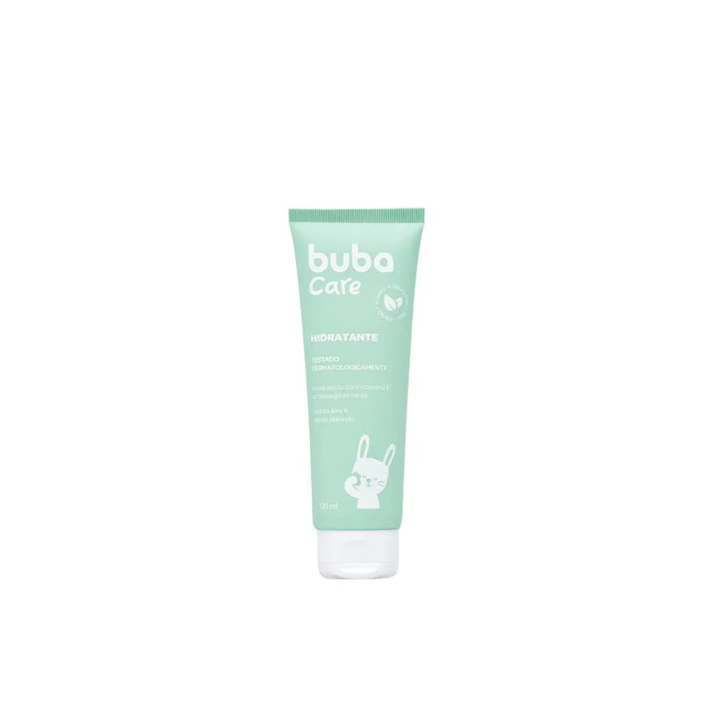 Hidratante Buba Care Bebê 120ml Original Vegano Hipoalergênico 0m+