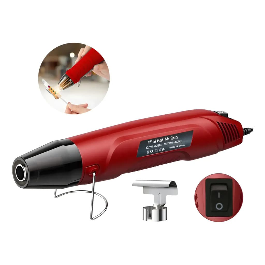 Soprador Térmico Portátil 320W Profissional 110V