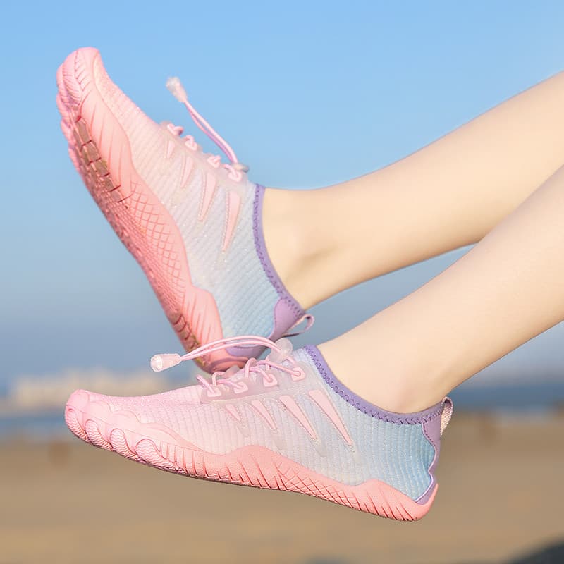 Novo ao ar livre resistente ao corte mergulho sapatos casal interface rápida água Upstream descalço respirável Anti @