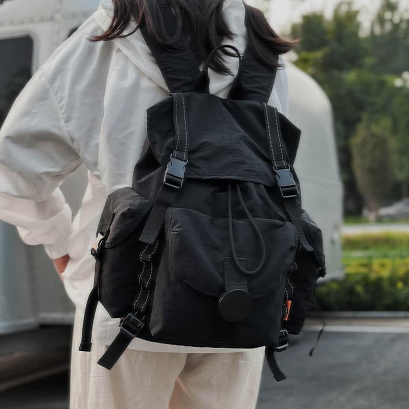2025 novo estilo ao ar livre de grande capacidade impermeável leve mochila feminina viagem montanhismo computador mochil
