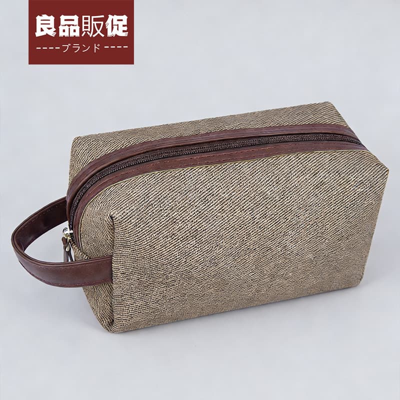 Estilo japonês sarja padrão bom produto saco cosmético grande capacidade viagem ao ar livre saco de transporte cosmético