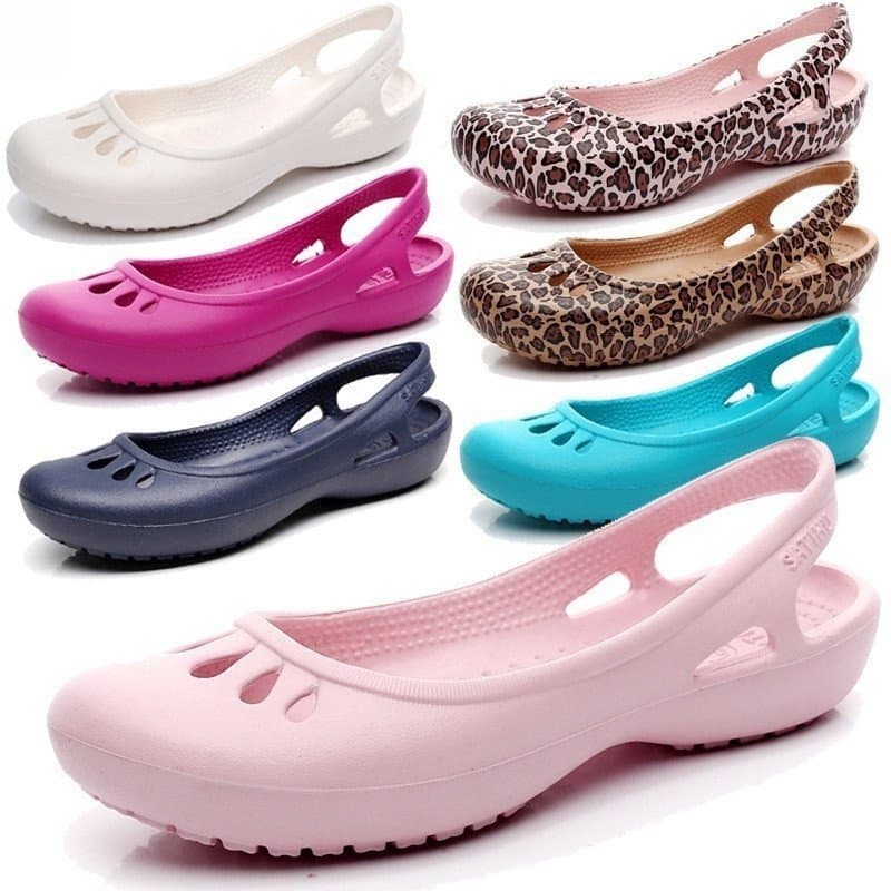 Sapatos De Enfermeira , Sandálias De Salto Plano , Plástico toe Beach Student , Eva Garden