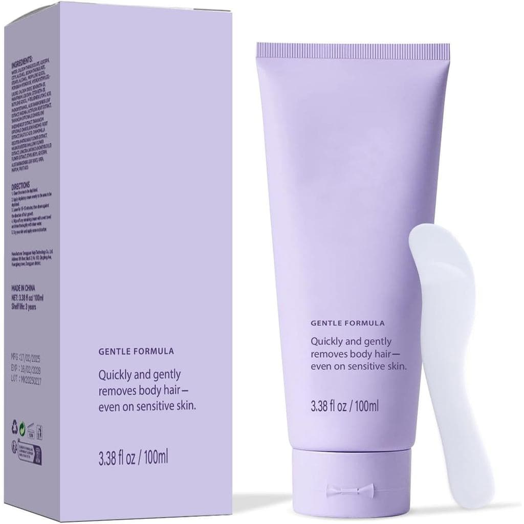 Creme Depilatório para o Corpo 100ml |   Fórmula Suave para Pele Sensível |   Remoção de Pelos Rápida e Eficaz |   Hidra