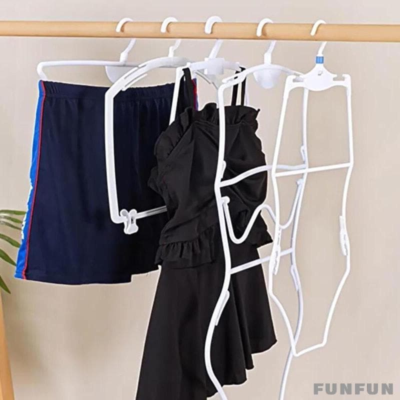 [Funfun] Cabide Para Calção De Banho Masculino , Guarda-Roupa ABS , Rack De Exibição De Shorts De Praia , Organizador De