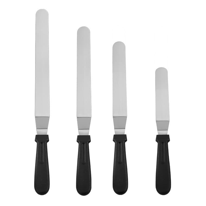Diy bolo fazendo ferramentas de aço inoxidável creme espátula manteiga espátula ferramentas cozimento suprimentos
