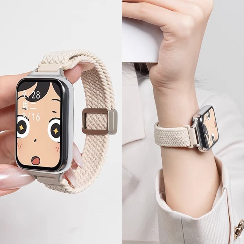 Yourstar Adequado para pulseira Xiaomi 8Pro Strap 9Pro Relógio magnético trançado redmi watch4 Pulseira Redmiwatch4 Smar