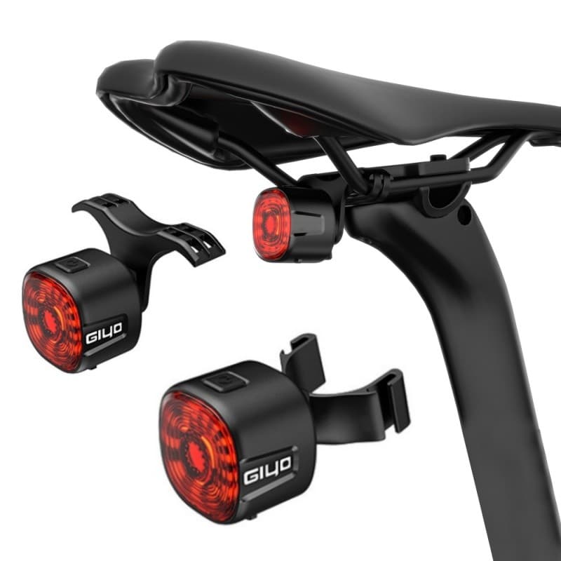 Lanterna Traseira De Freio Com Sensor Inteligente GIYO Para Bicicletas De Estrada  E Montanha