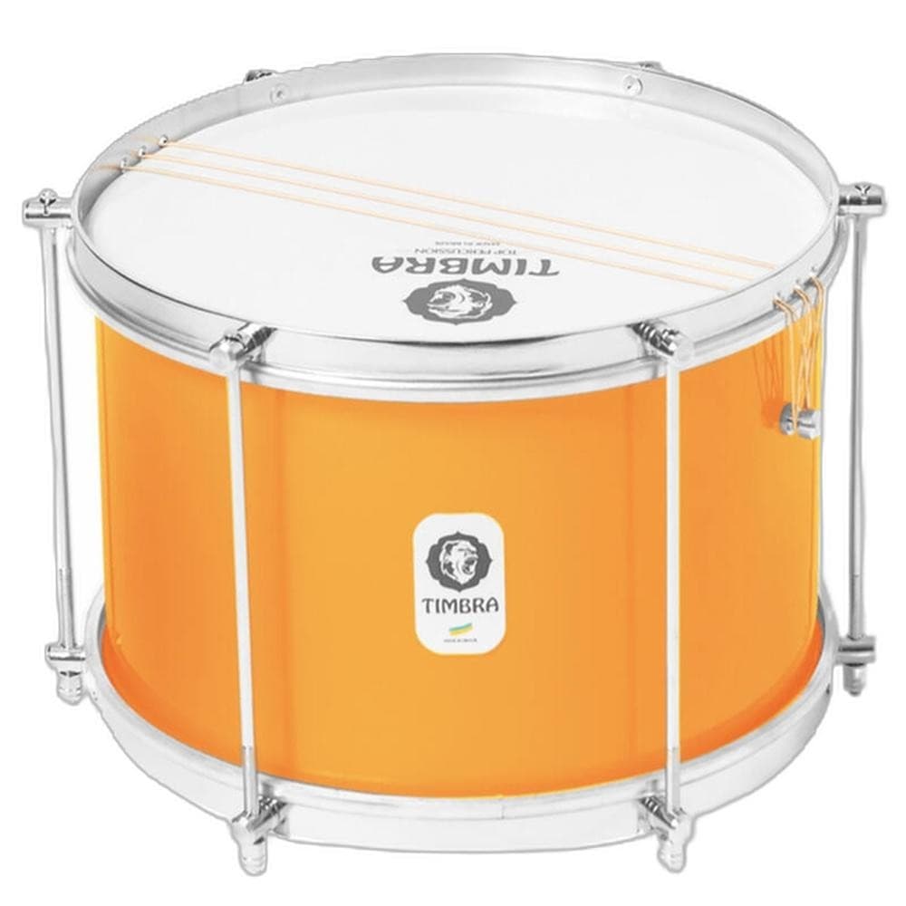 CAIXA TIMBRA MALACACHETA 12X20CM LARANJA C/ARO CROMADO PELE LEITOSA 6AF