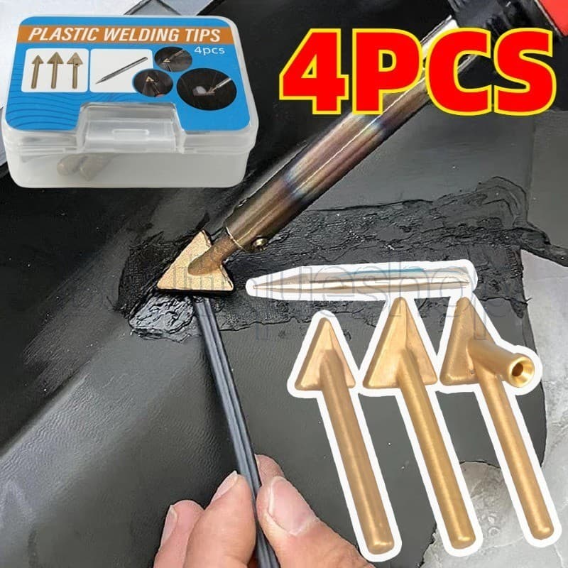 Kit De Reparo De Pára-Choques De Carro-Pontas De Ferro De Solda De Aquecimento De 80 W-Cabeça De Alisamento Triangular D