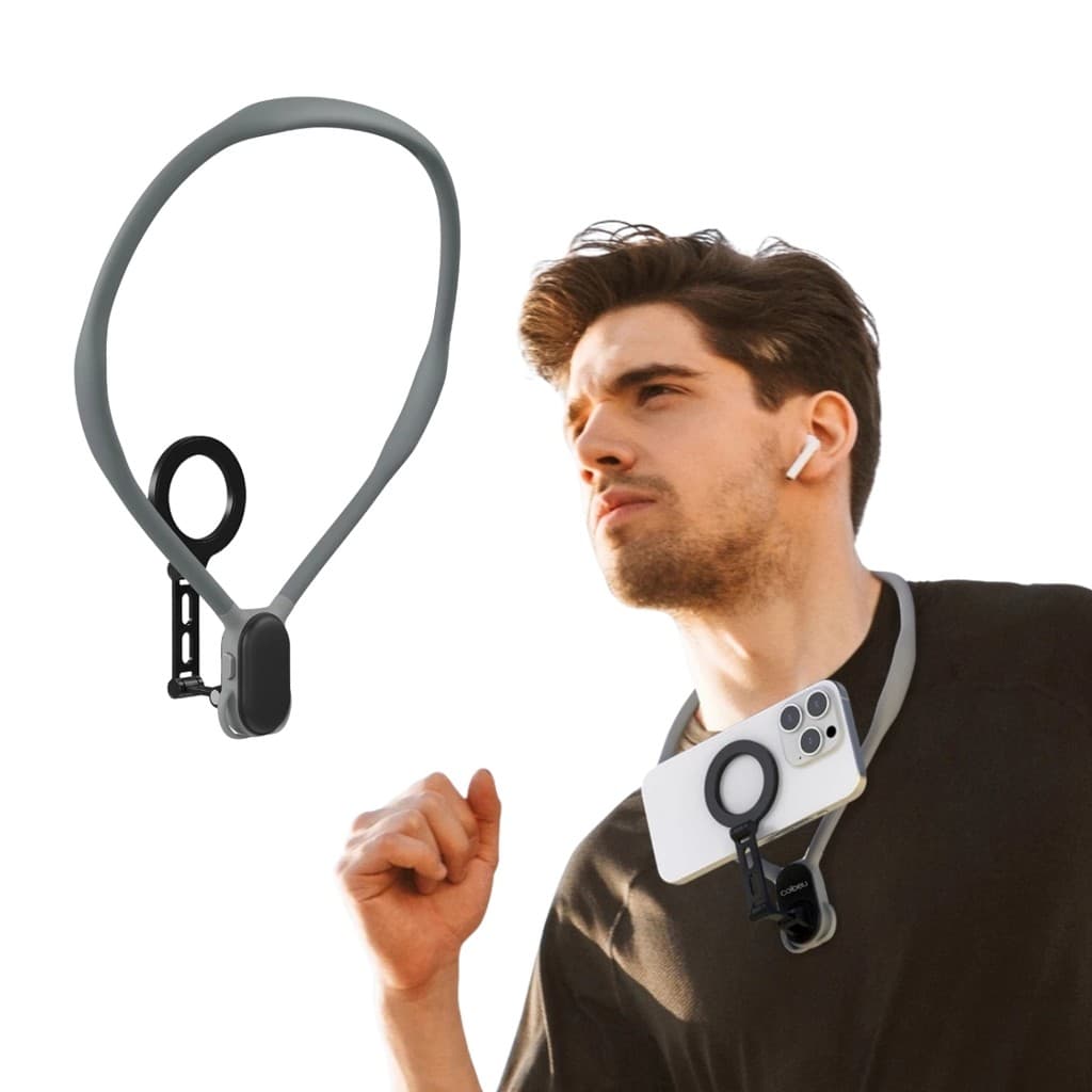 Suporte de Fixação Magnética de Pescoço Para Smartphone