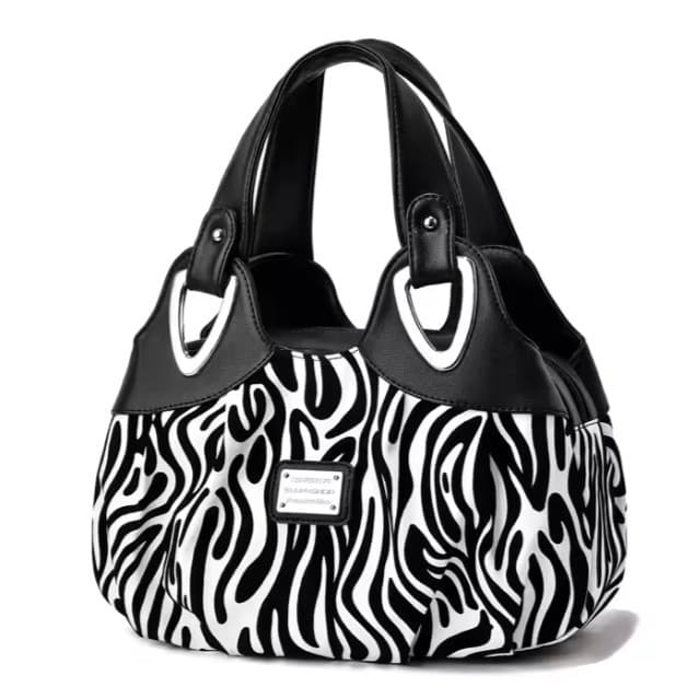 BOLSA FEMININA mY EK - LINHA FASHION - ZEBRA PATTERN