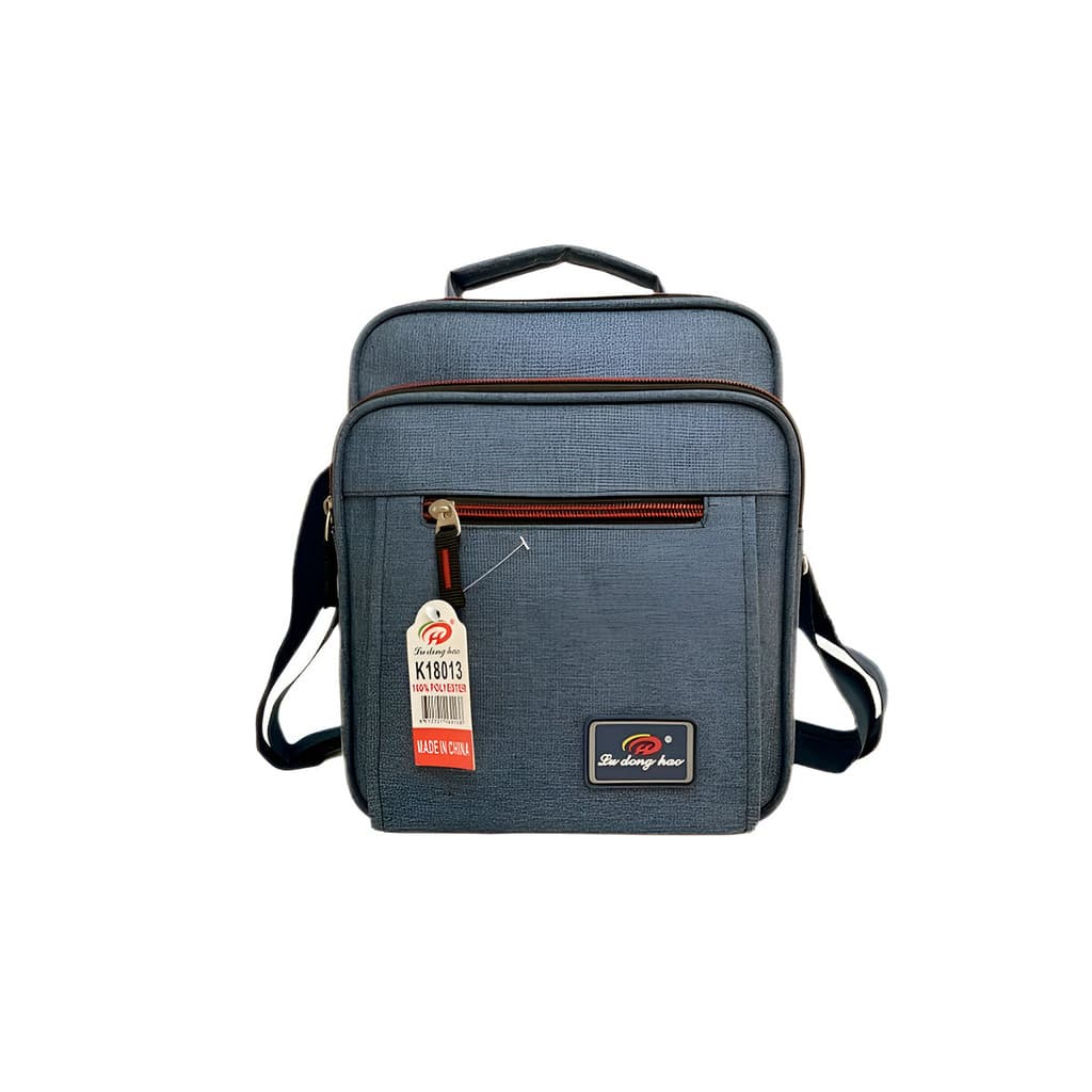 Bolsa Pasta Executiva Masculina Tiracolo Transversal Cinza