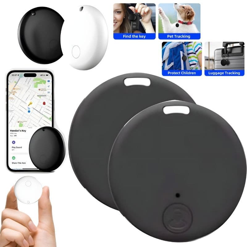 Smart Tag Localizador Bluetooth para Chaves, Bolsa, Pet – App Oficial Android GPS Global