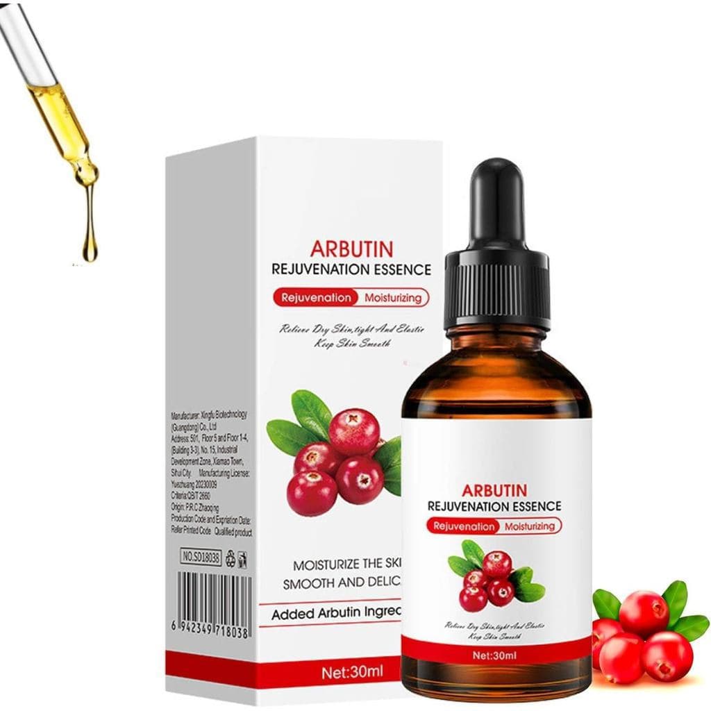 Sérum Clareador de Arbutina, Sérum de Arbutina para Correção de Manchas Escuras no Rosto, Sérum Facial Anti-Idade para B
