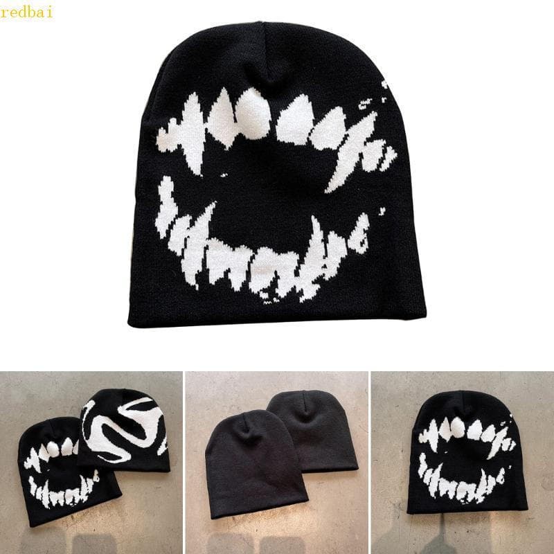 redbai Gorros Malha Inverno Para Homens À Prova Feitos Mão Esquiar Adolescentes