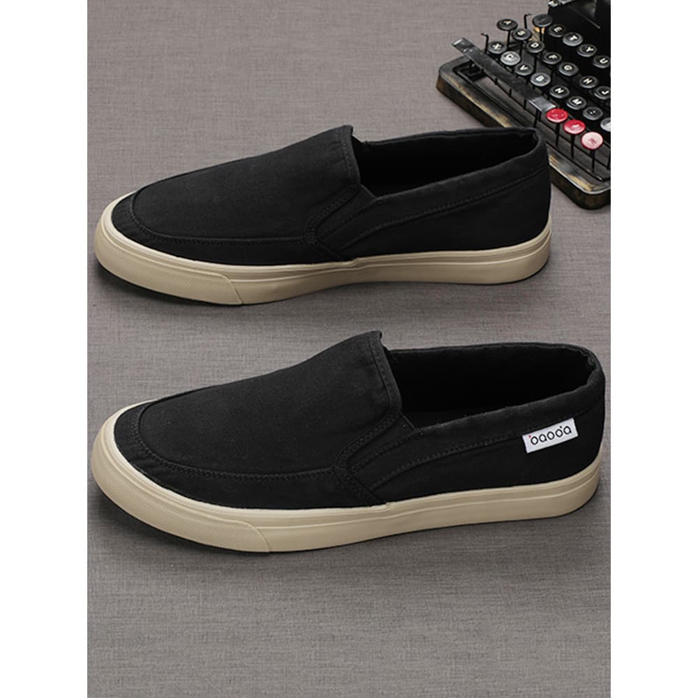 Sapatos masculinos mocassins na moda sola macia respirável All-Match masculino deslizamento em tênis casuais preguiçosos