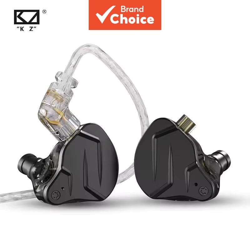 KZ- ZSN Pro X Fones de Ouvido com Fio, Tecnologia Híbrida 1BA+1DD, Graves Hi-Fi, Monitor Intra-Auricular, Esportivo,