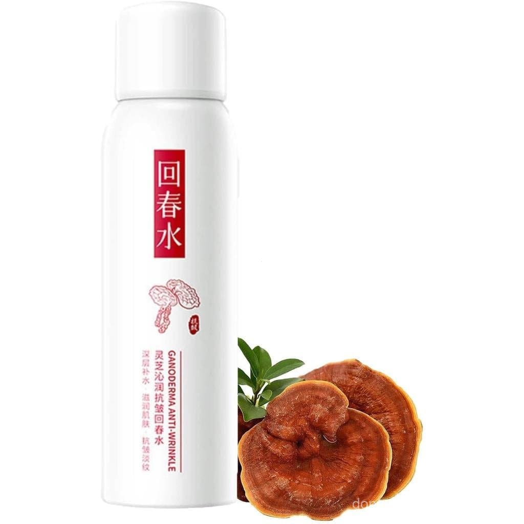 Água Rejuvenescedora Anti-rugas Lingzhi, Sérum Facial Anti-envelhecimento para Pele Seca e Sem Brilho, Essência Rejuvene
