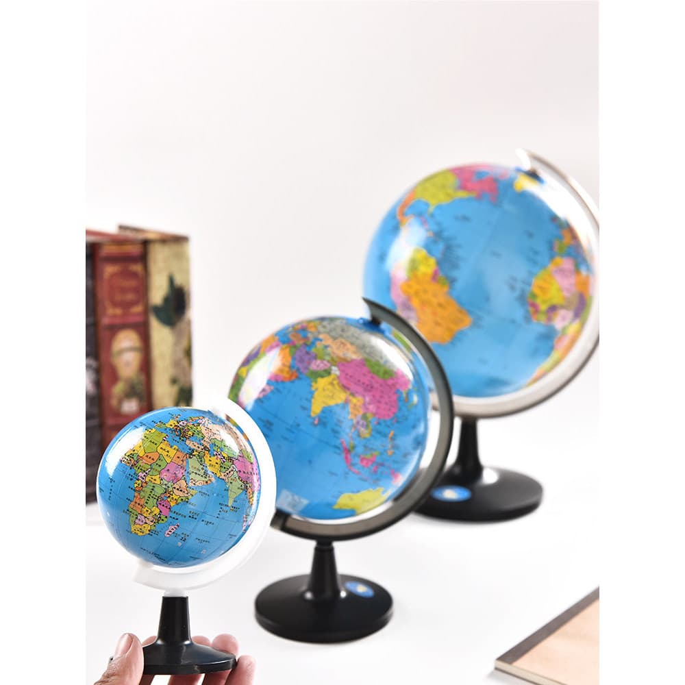 [Good Quality] Manual-made educational globe for elementary and middle school students, used as a geography teaching too