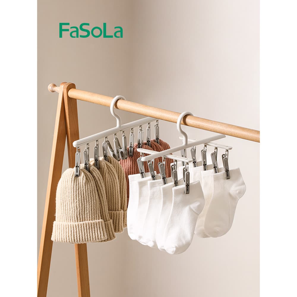 FaSoLa rack de secagem meias domésticas ferramenta útil multifuncional estudante pendurado roupa interior calcinha dormi