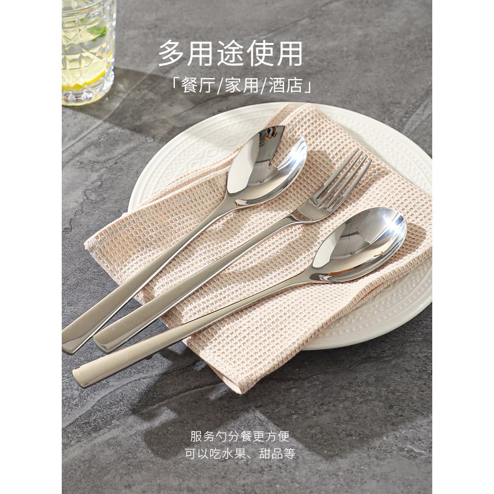 Relíquia 304 Colher de Comida Ocidental de Aço Inoxidável Colher de Sobremesa Doméstica de Arroz Colher de Sopa C
