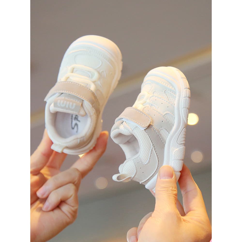 Primavera novo estilo sapatos de bebê malha respirável tênis meninos meninas crianças da criança sapatos casuais sola ma