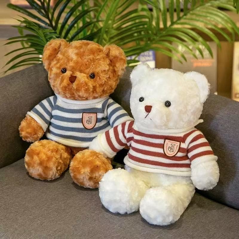 Urso de Pelúcia com Suéter, Boneco de Urso para Vestir, Urso de Pelúcia para Abraçar em Aniversários, Direto do Fabrican