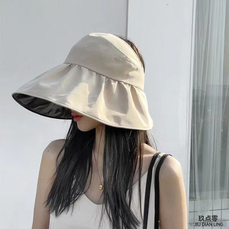 Chapéu de sol feminino protetor solar anti-ultravioleta de alta aparência novo estilo viagem ao ar livre anti-ultraviole