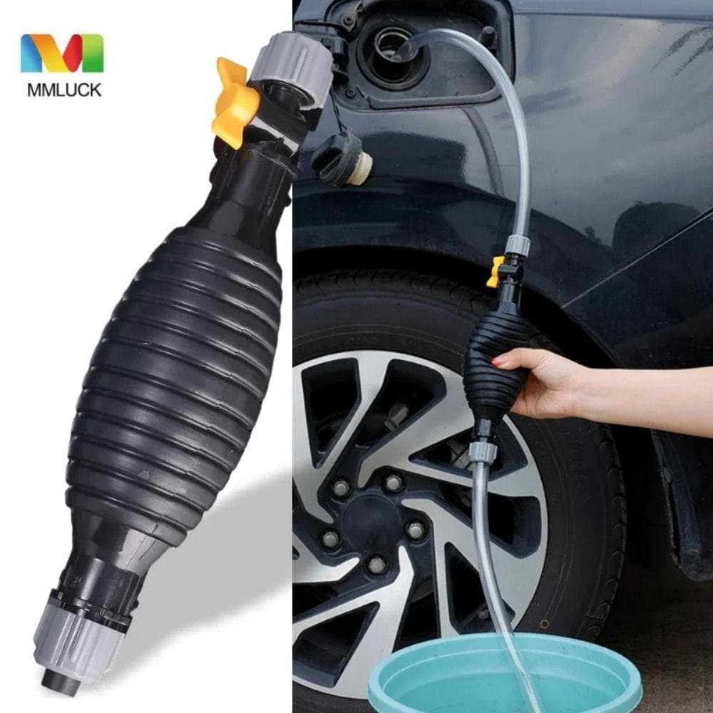 Bomba De Óleo De Gás Manual DARBY , Mangueira De Sifão De Gasolina Segura Universal , Preta Com Mangueiras Duráveis Comb