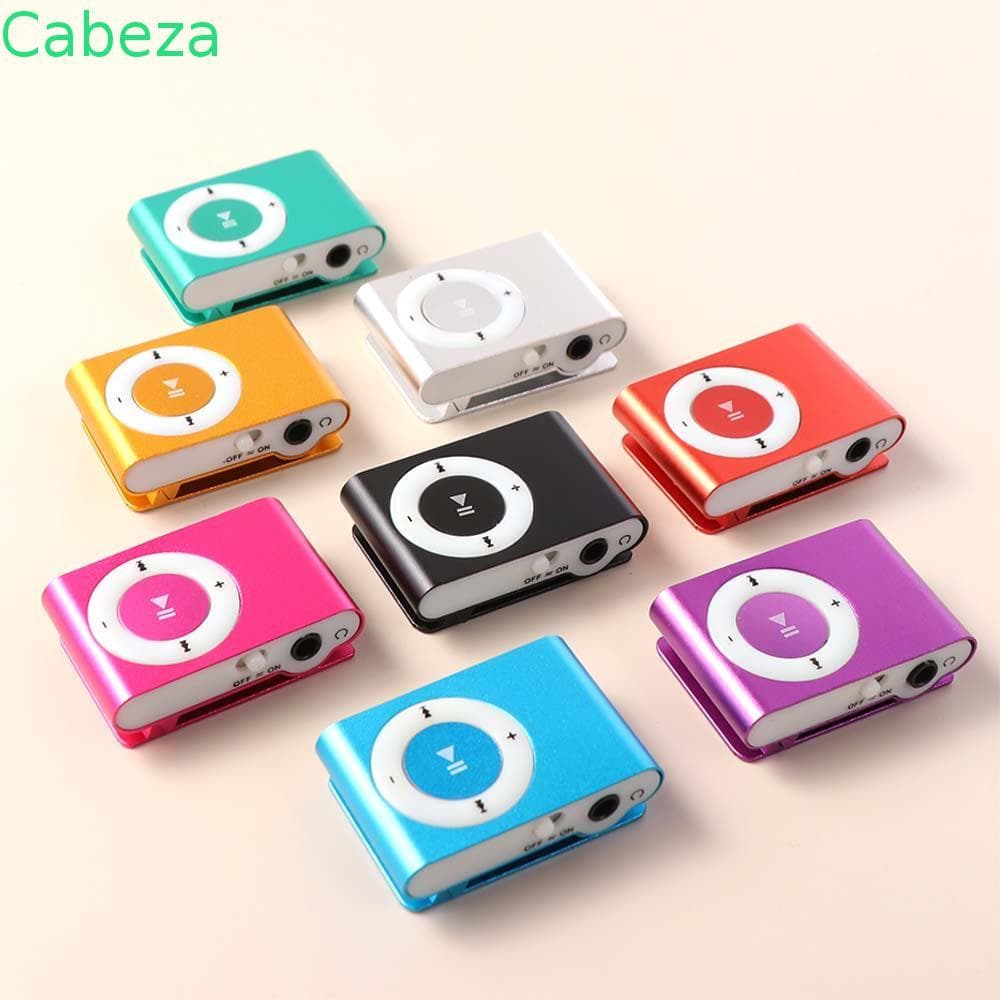 CABEZA1 MP3 Player À Prova D'água Moda Media Metal 3.5mm Espelho Esporte MP3