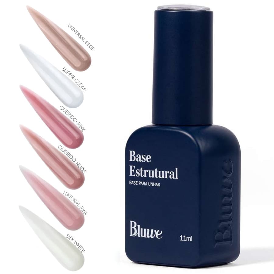 Gel Base Estrutural Bluwe 11ml Blindagem Alongamento De Unha Capa Base Alinhamento Camuflagem Unhas