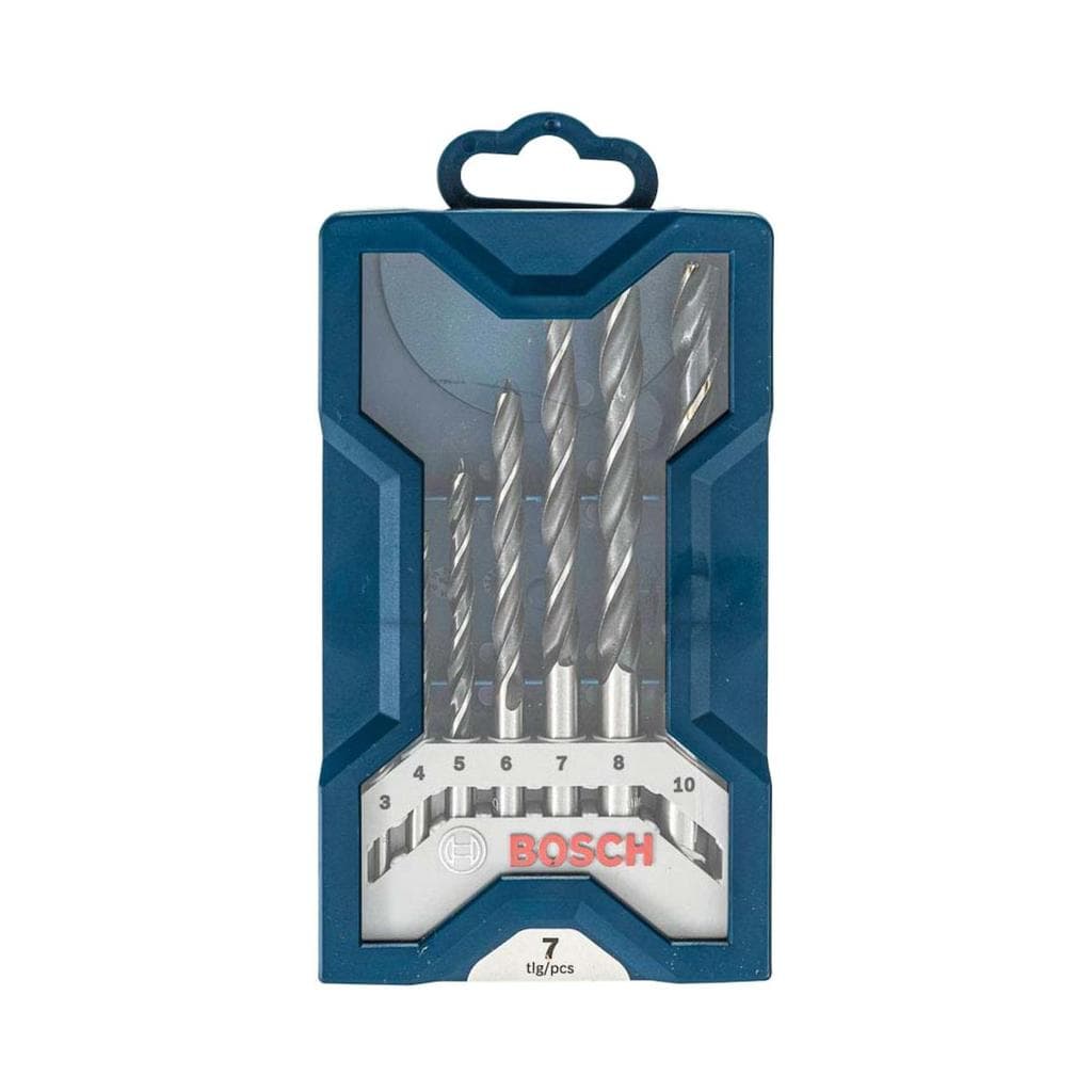 Jogo De Brocas Madeira Bosch Mini X-Line 3-10mm 7 Peças