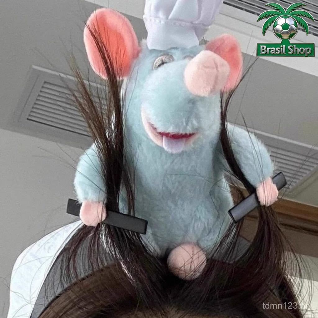 Tiara de Orelhas de Rato de Desenho Animado - Acessório de Cabelo de Animal para Festas e Brincadeiras