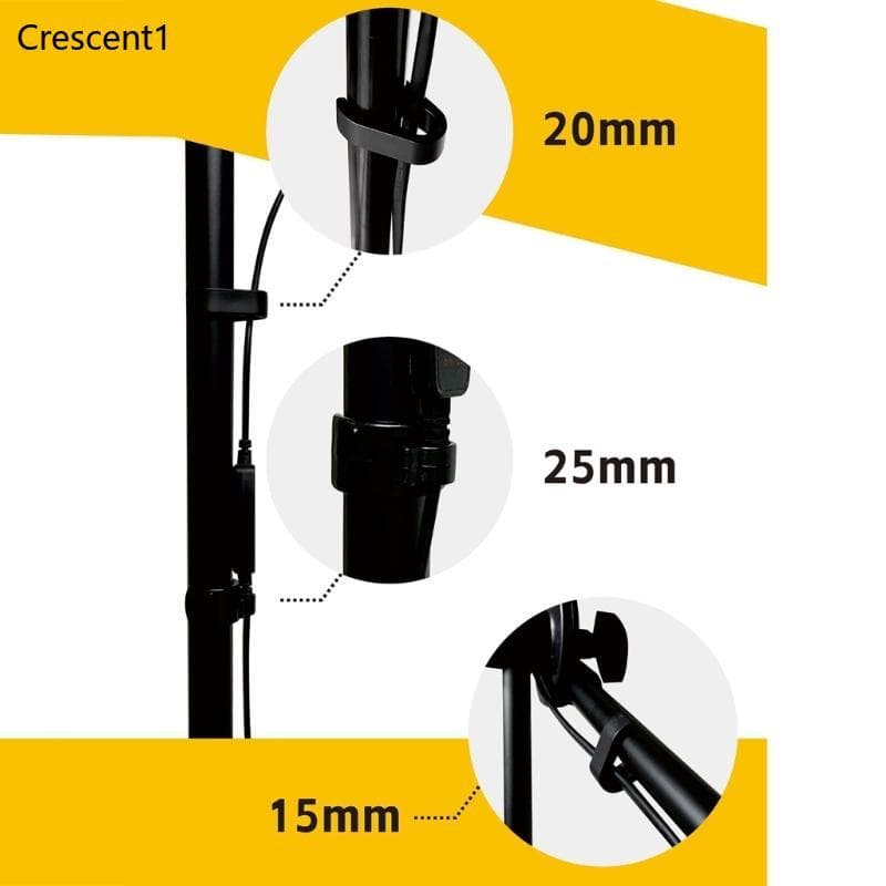 Crescent1 10 Unidades Conjunto Clipe Montagem Para Acessórios Equipamentos Instalação Dispositivos Gra