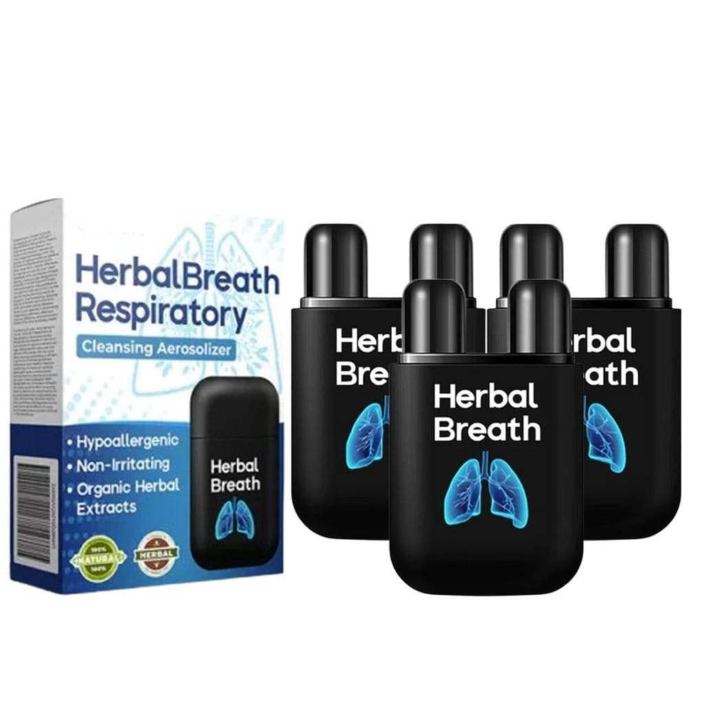 Aerossolizador Respiratório HerbalBreathe, Limpe e Respire (3 peças)