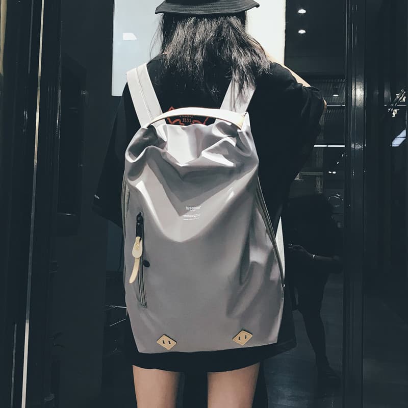 Mochila de viagem de grande capacidade, estilo ins masculino, Super quente, roupa de rua, estudante universitário, versã