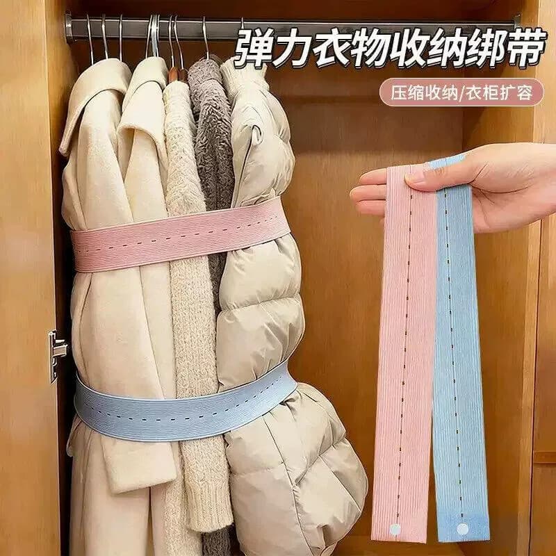 Alça de ligação para armazenamento de roupas, guarda-roupa, jaqueta, casaco, corda de embalagem, rolo dedicado, colcha,