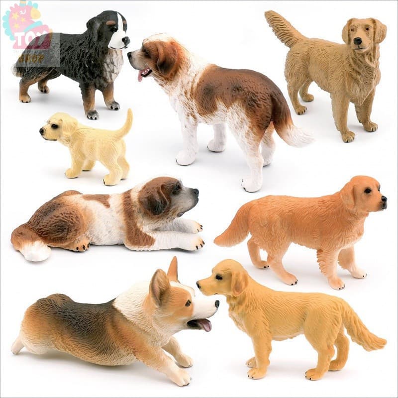 Simulação Modelo de cão Golden Retriever Bona Pet Ornamentos