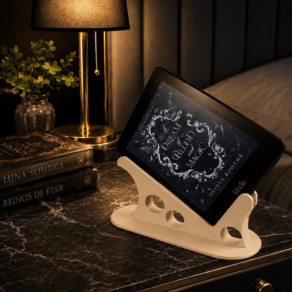 Suporte para Kindle Universal de Mesa Ergonômico | Base para Leitura Compatível com Kindle | Estável e Resistente