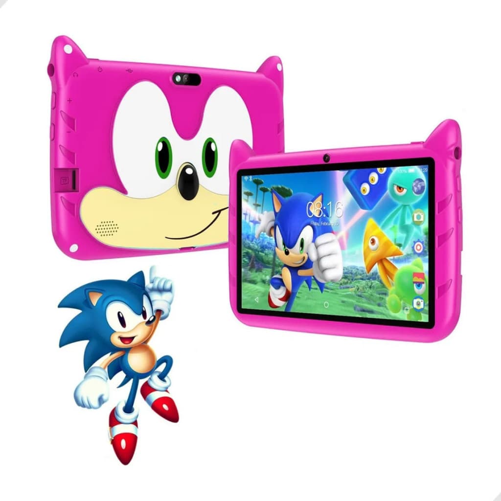 Tablet Sonic Para Crianças Infantil Menino Menina Kids Smar