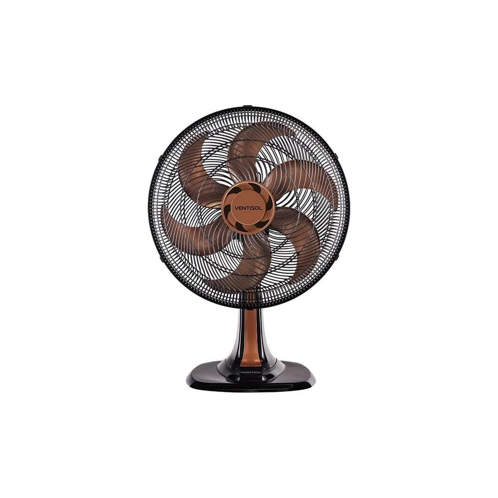Ventilador De Mesa Bronze Turbo 40Cm 6 Pas Oscilante Ventisol 127V